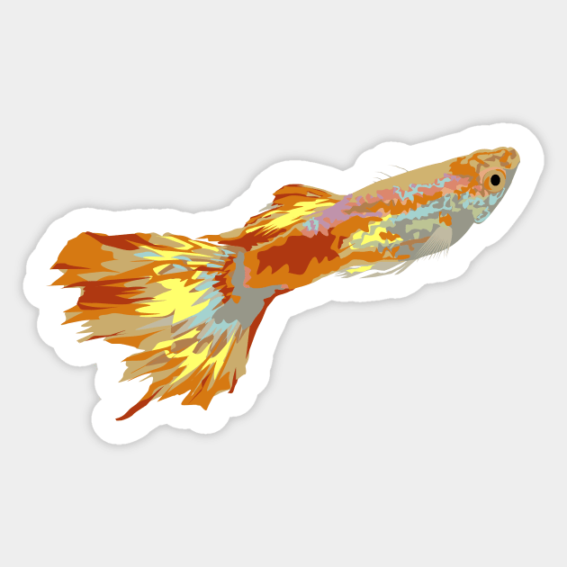 Guppy Sticker by stargatedalek